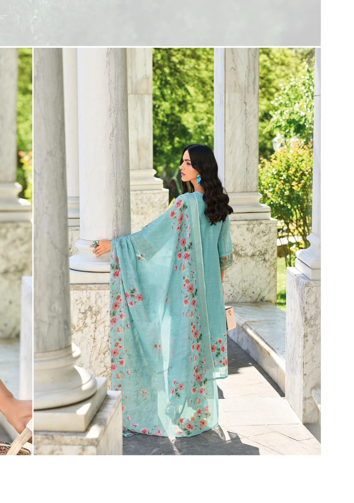 Kailee Fashion Izhaar Vol 3 Pure Linen Wholesale Pakistani Readymade Salwar Suit Catalog — Wholesale Pakistani Suits, Kailee Fashion wholesale from Surat - Gallery Image 8